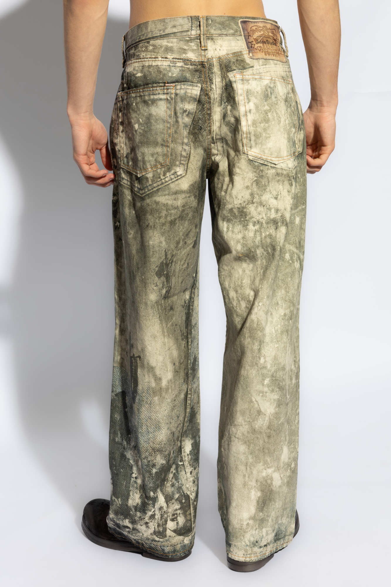 SchaferandweinerShops Japan - Green Loose fit pants Acne
